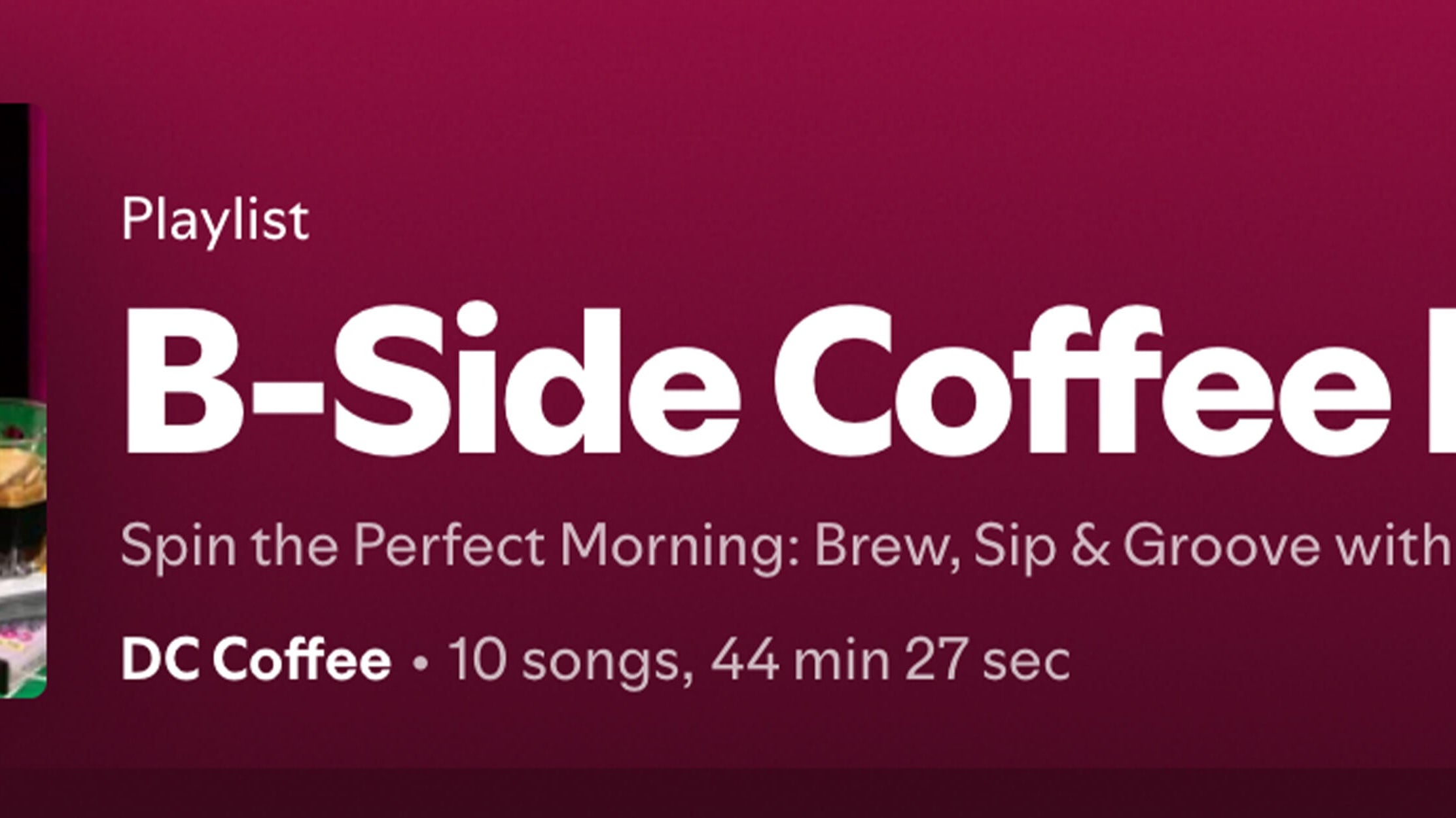 Spin the Perfect Morning: Brew, Sip & Groove with B-Side Coffee