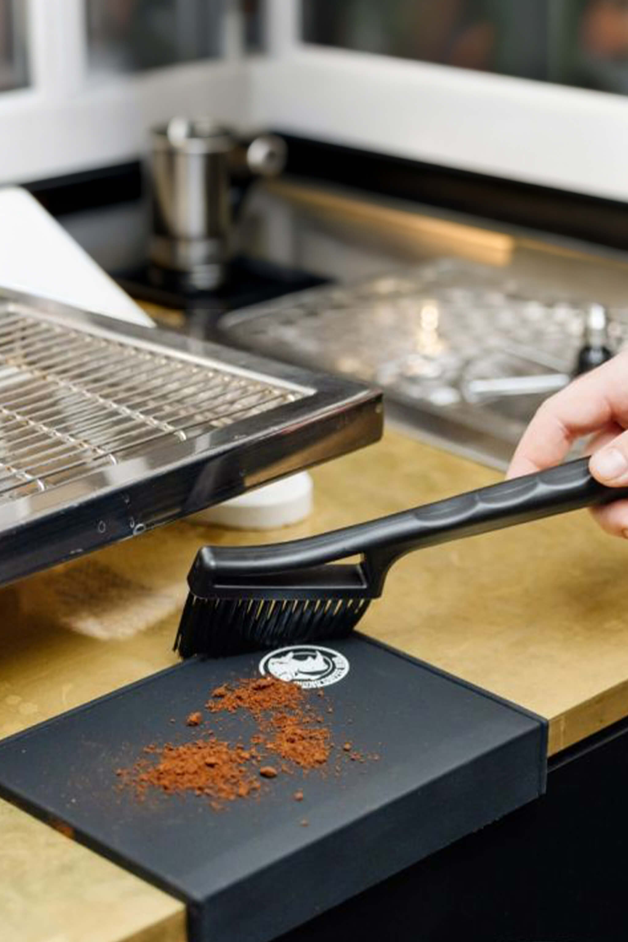 Rhino Bench Brush Home Coffee Making Accessories