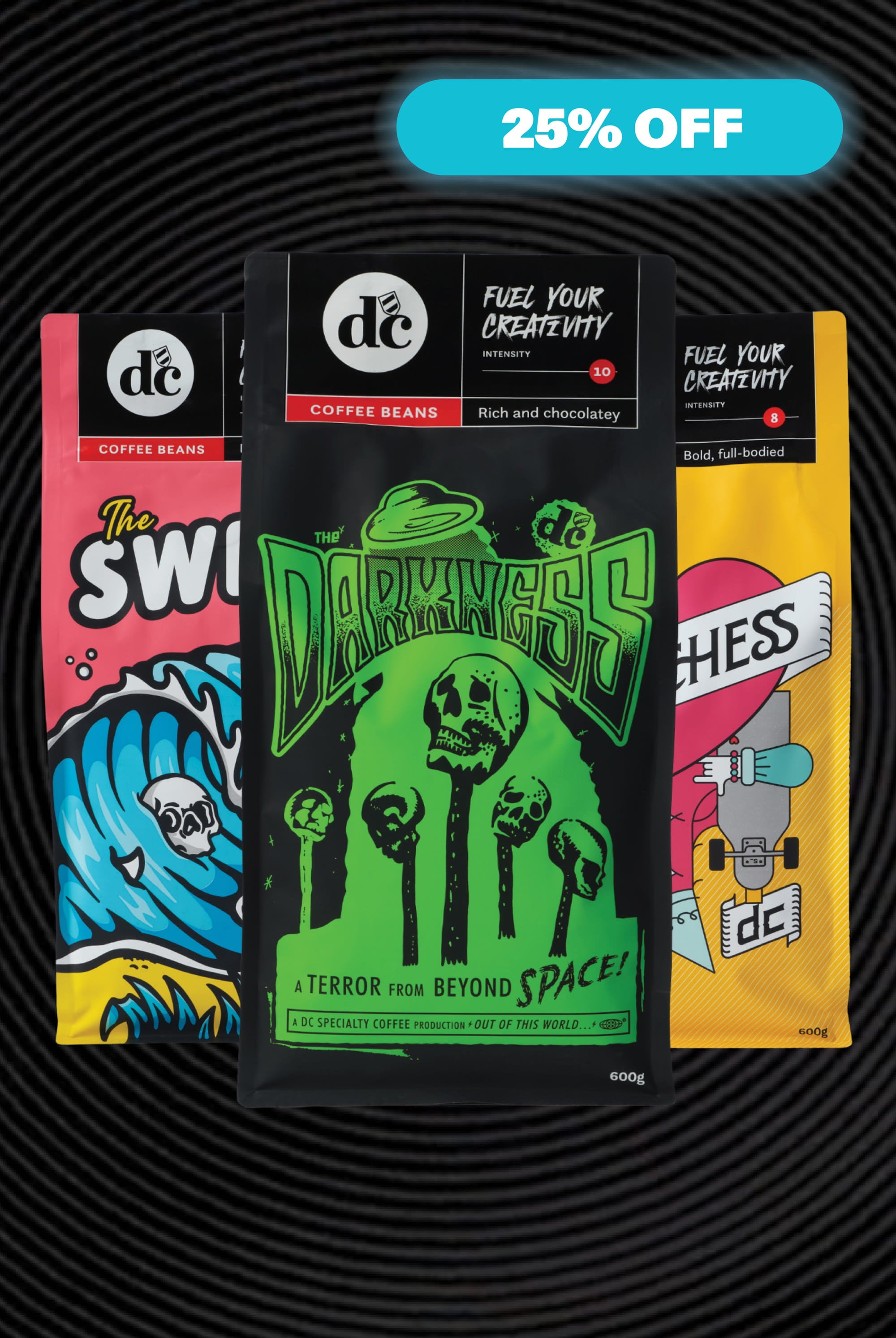 dc Coffee 600g Blend Bundle. Affordable Coffee Beans