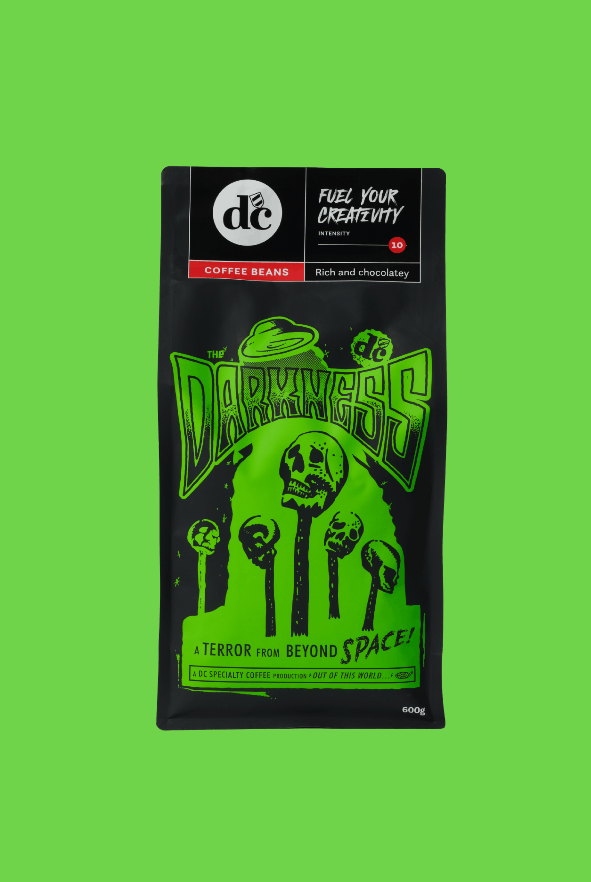 The Darkness Strong Coffee Blend. dc Coffee Beans For Home.