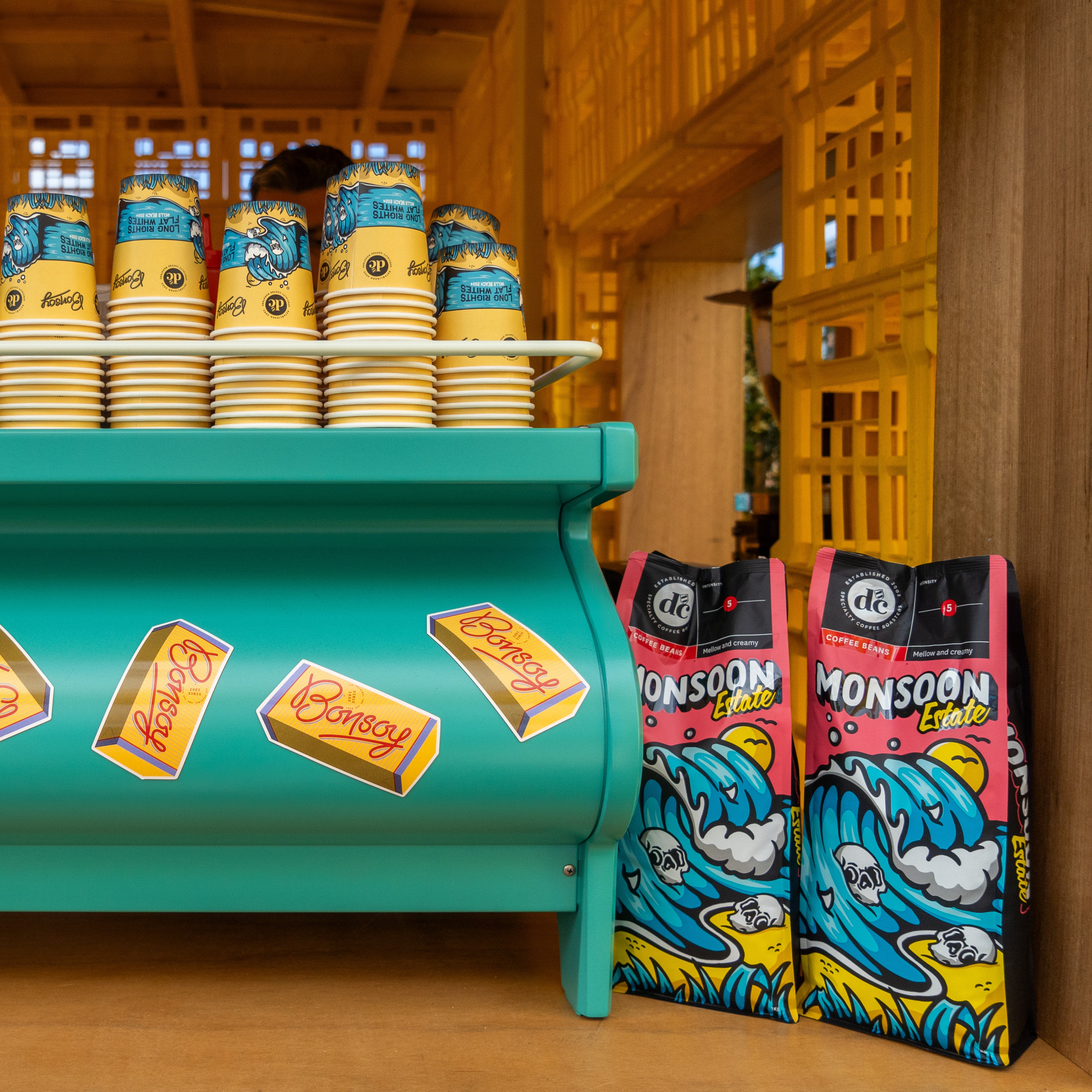RipCurl Pro Surfing x Bonsoy x DC Coffee